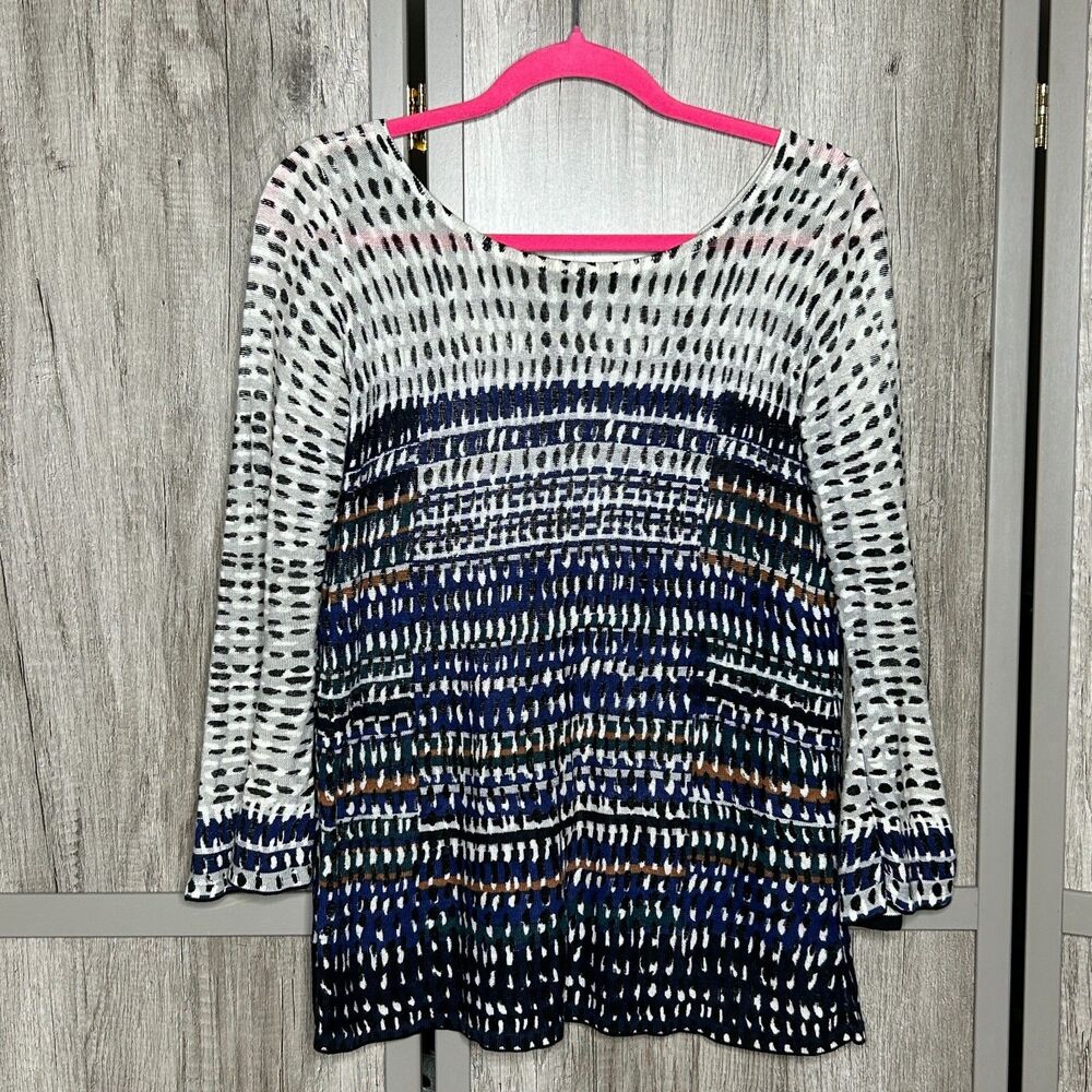 Nic + Zoe Pullover Women Size XS Sweater Linen Blend